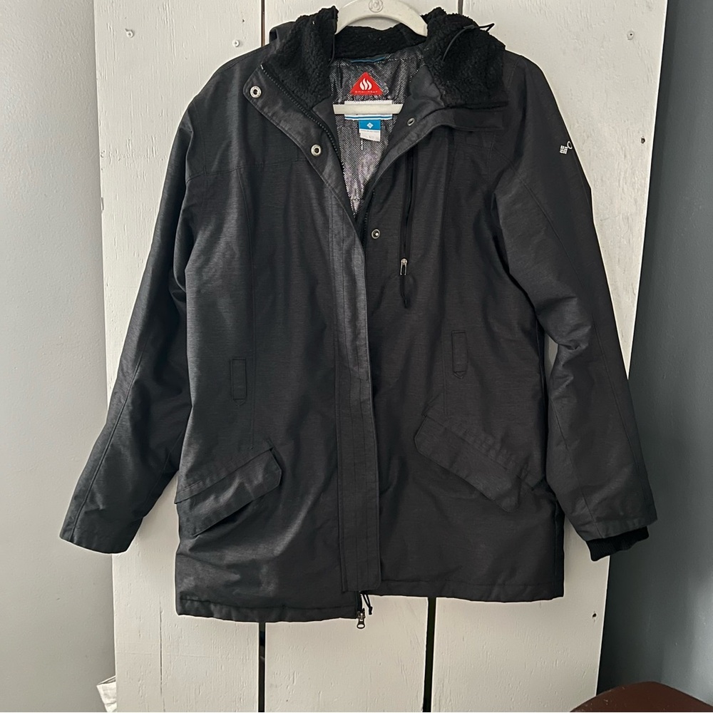 Columbia Gray Omni Heat Jacket Large